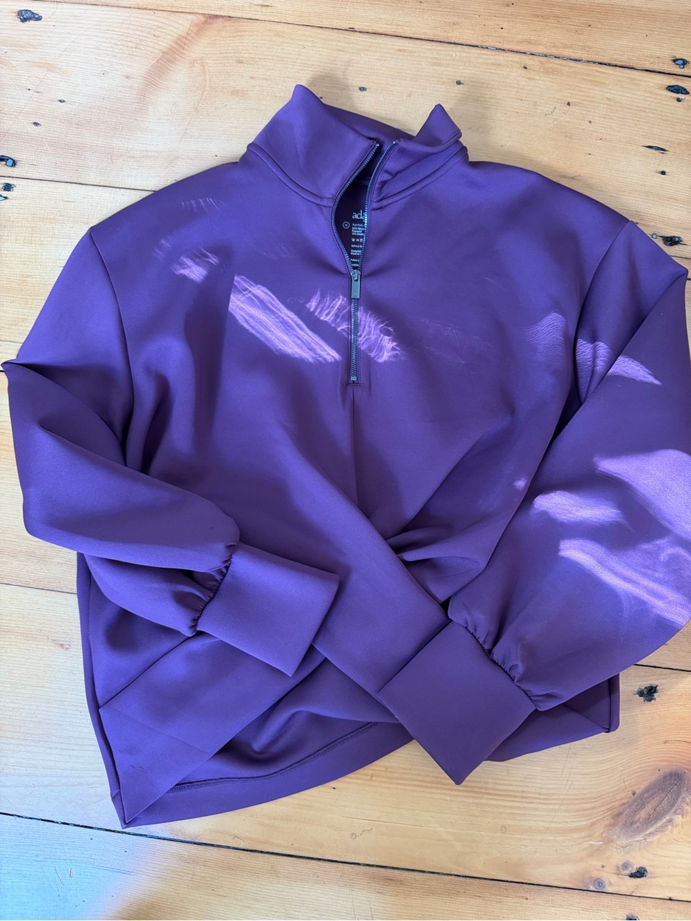 ADAY With a Twist Pullover in Plum - Picture 2 of 3